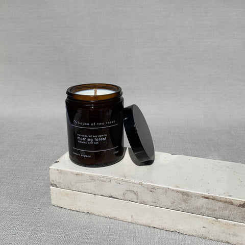 morning forest | tobacco and oak | soy candles