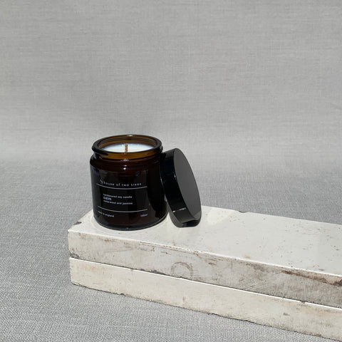 calm | cedarwood and jasmine | soy candle