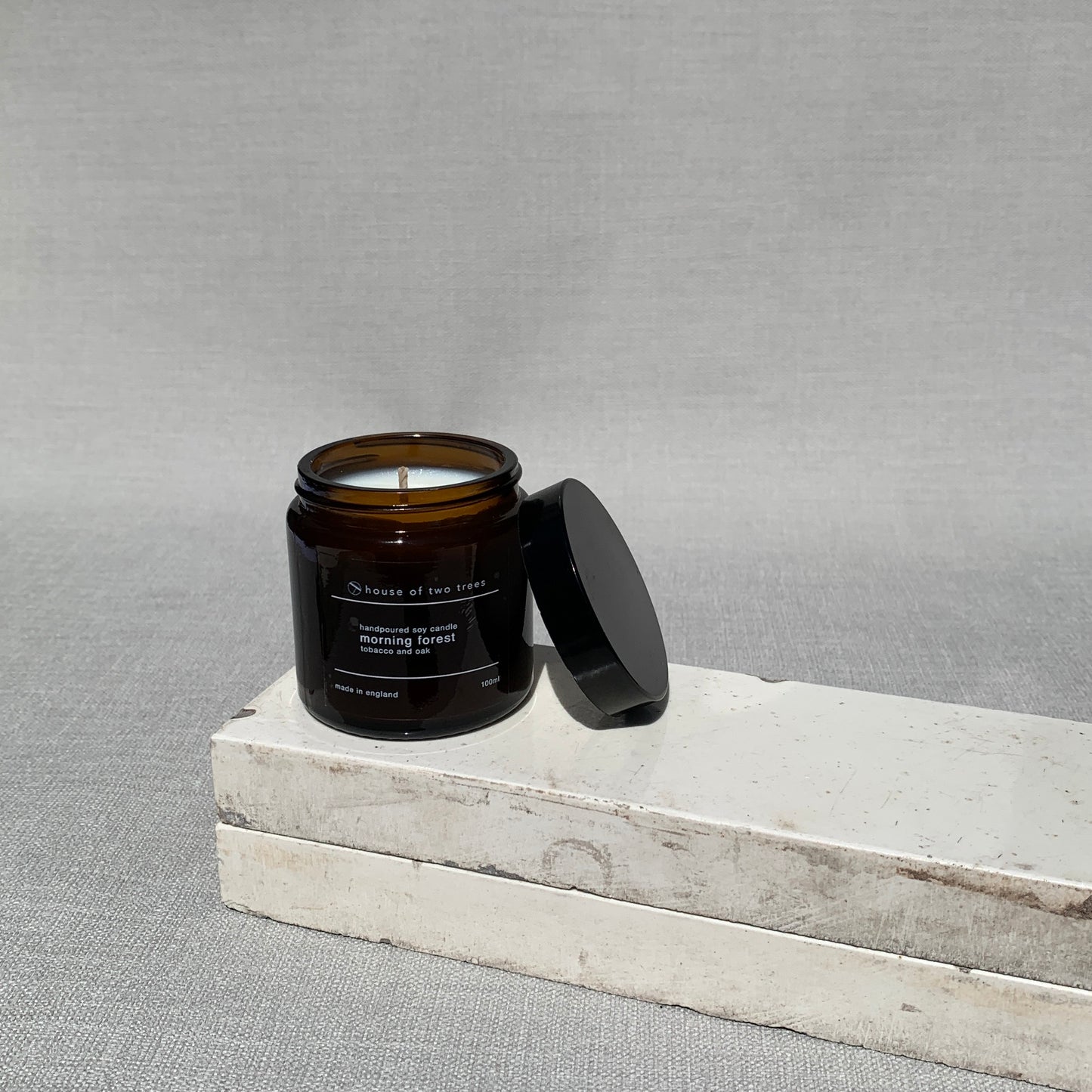 morning forest | tobacco and oak | soy candle